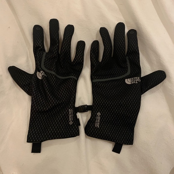 north face tricot gloves